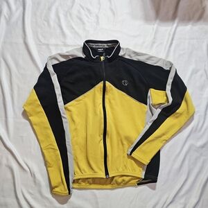 Pearl Izumi Black and Yellow Performance Cycling Jacket, Women's Large